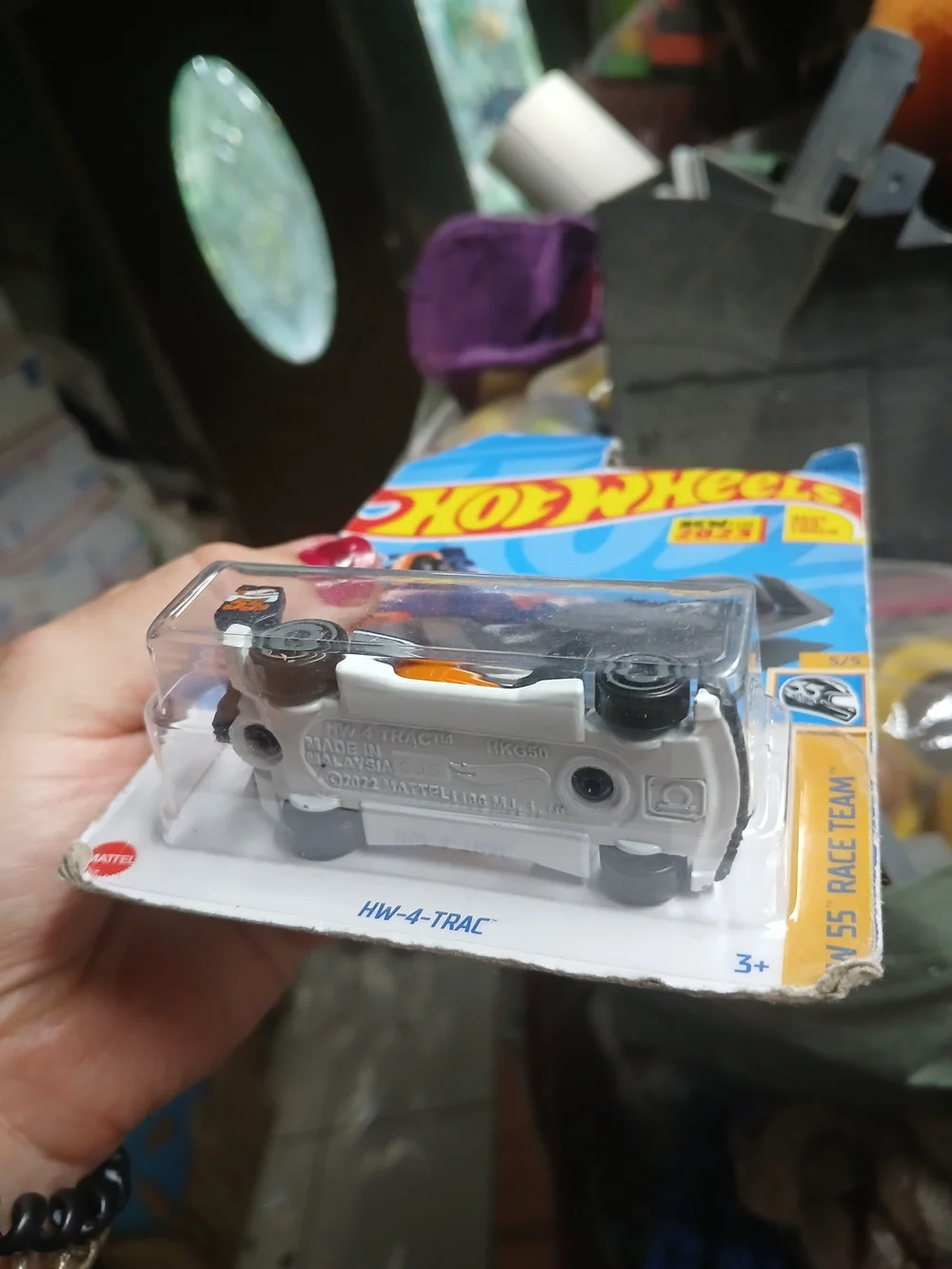 the Hot Wheels HW-4-TRAC from the 2023 HW 55th Race Team series (Collector #159/